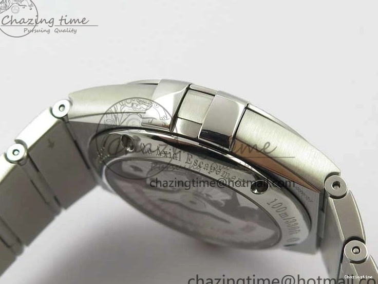 0423 Constellation 38mm SS VSF 1:1 Best Edition White Textured Dial on SS Bracelet A8500 Super Clone EasyCare 7919